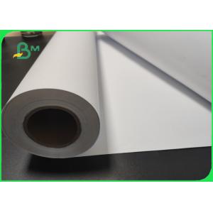 80gsm 20lb White CAD Plotter Paper Roll For Printing Good ink absorbing