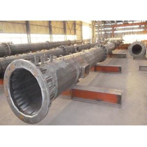 Galvanized / Painted Surface Monopole Antenna Tower Flat Rack Container