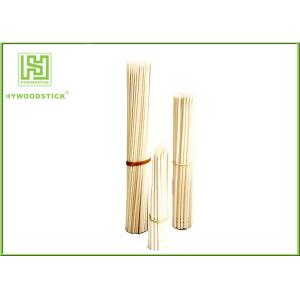 Multi - Function Wooden Kabob Skewers , Dried Round Party Cocktail Sticks