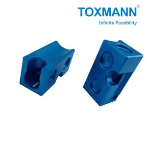 Customized CNC Machining precision blue anodized Aluminum stainless steel Parts