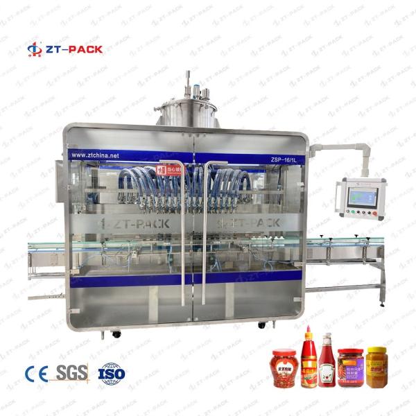 100-1000g Sauce Filling Machine 500ml -5000ml Pepper Sauce Liquid Paste Filling