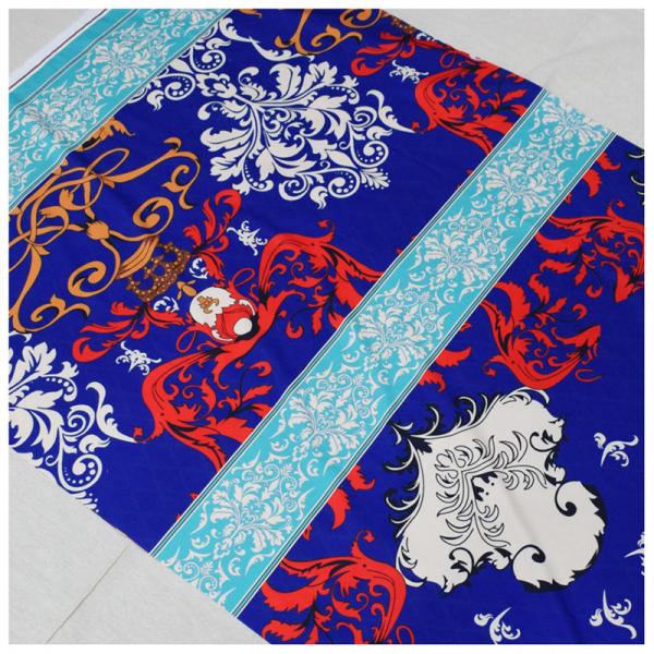 Pink Printed Upholstery Fabric For Dress Roll Packing