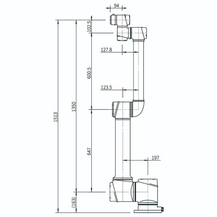 TetherIA 5 Finger Robotic Hand China Customized Cobot AUBO i10 i5 Pick and Place