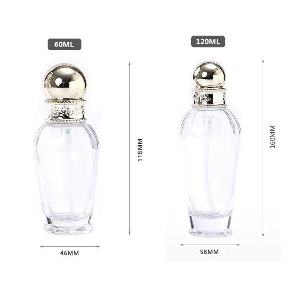 OEM Essence Oil 60ml 120ml Cosmetic Glass Bottles