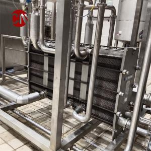 UHT Milk Pasteurizer 50L 100L 500L 1000L Plate Heat Exchanger for Ice Cream