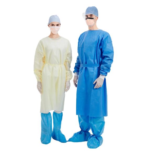 40gsm Smms Disposable Surgical Gown for Medical Care