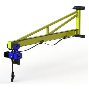 High Lifting Height New Wall Mounted Jib Crane With Chain Hoist