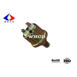 NPT 1/4 Color Zinc Plated Engine Oil Pressure Sensor For Excavator , Isuzu