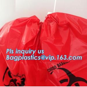 Bio Degradable Hospital Biohazard Waste Garbage Plastic Rubbish Bag For Garbage,
