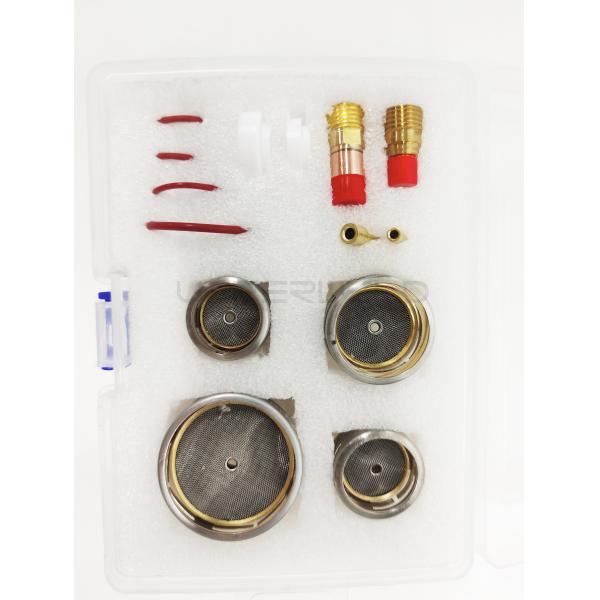 OBM Customized WP-17/18/26 TIG Welding Torch Accessories Champagne Clear Nozzle Wedge Collet Gas Lens