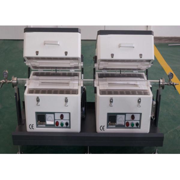 CE Certified Electric Quartz 1200c Vacuum Tube Furnace For Lab Heating Using