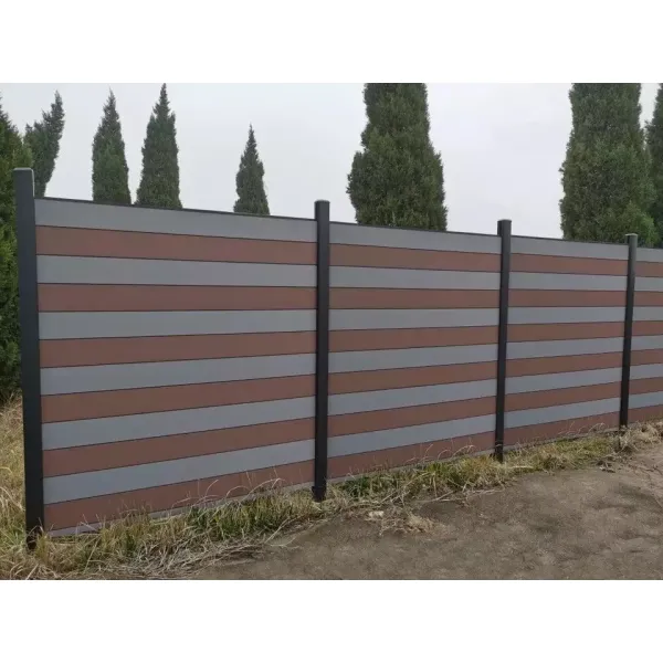 Concealed Fastener WPC Fencing Panel for Modern Home Boundary