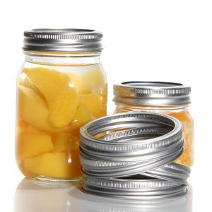 Customized Shape 70mm 86mm Bulk Regular Silver Tinplate Lug Caps for Home