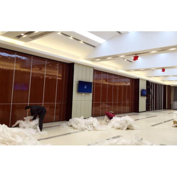 American Wooden Movable Partition System / Operable Soundproof Partition Wall Panels