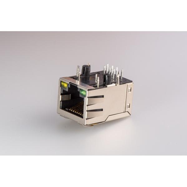 Quality Integrated Magnetics POE RJ45 Connector , RJ45 8p8c Modular Connector With Shield / LED Transformers for sale