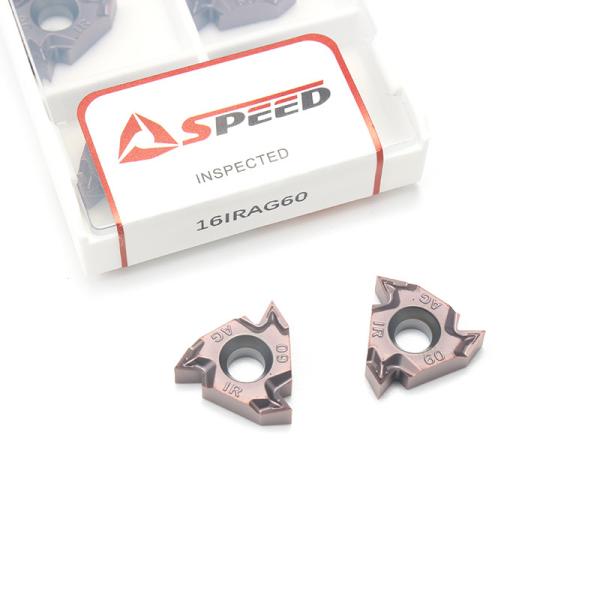 Quality CNC Carbide Threading Insert 16IR ER With PVD CVD Coating OEM Customized Support for sale