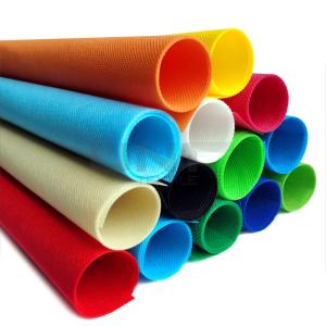 Plain Polypropylene Spunbond Non Woven Fabric Roll Packaging