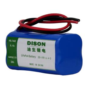 High Low Temperature 6.4v 3.8Ah LiFePo4 Lithium Battery Pack for Solar Energy
