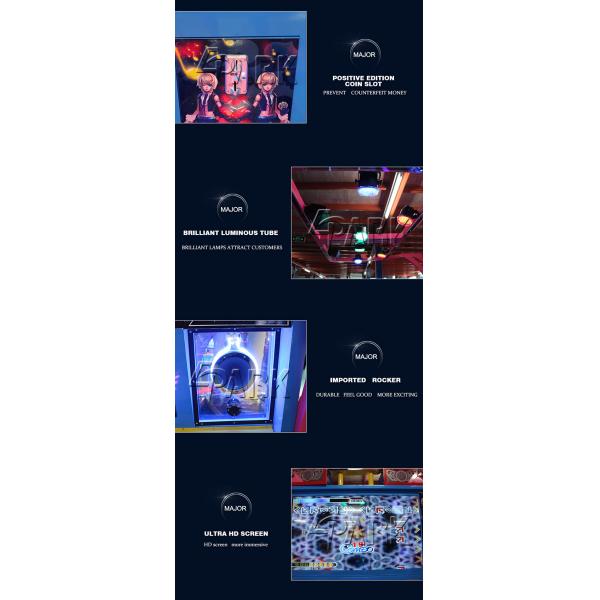 55 Inch LED Arcade Dance Machine With Hardware And Plastic Material