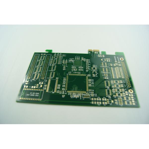 Quality 0.10mm Minimum Hole Diameter Multilayer Printed Circuit Board for Advanced PCB Manufacturing Single Layer Immersion Gold for sale