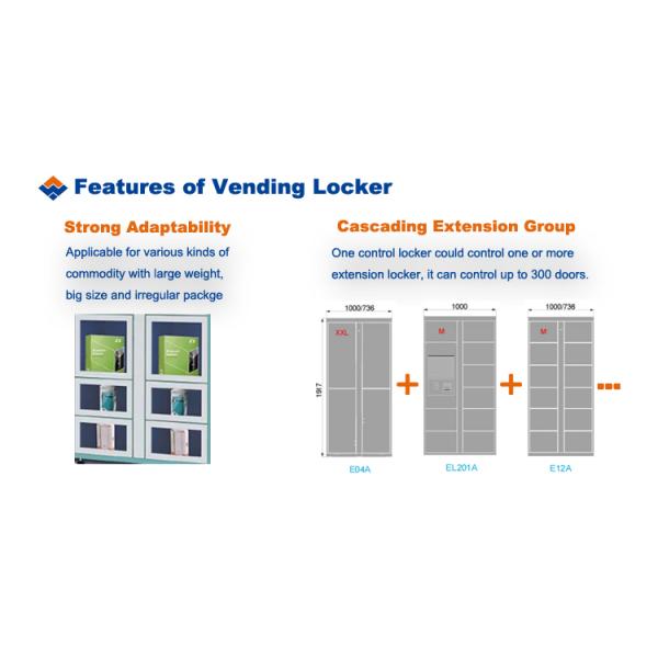 Vegetables Drink Vending Machine Digital Transparent Vending Lockers