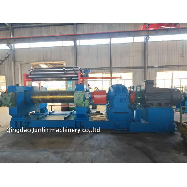Two Roll Stock Blender Open Mixing Mill Automated For Conveyor Belt Manufacturer