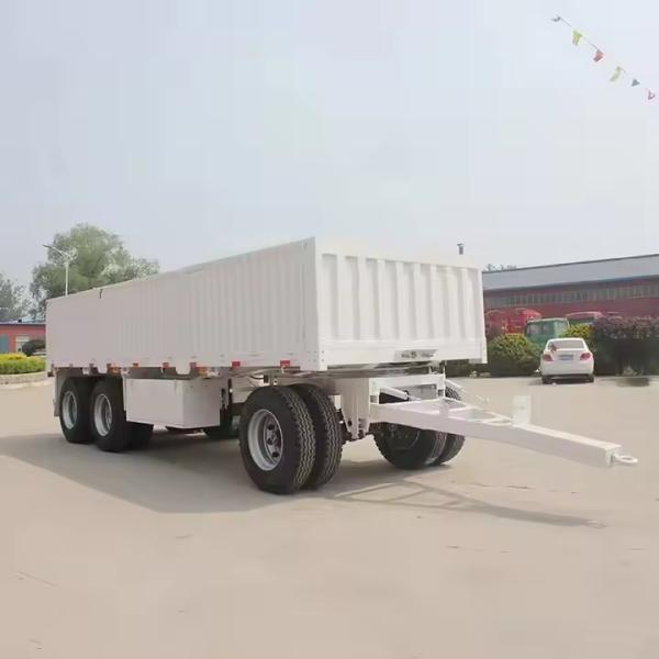 CIMC 1/ 2 Axle Steel Material Wall Side With Moving Turn Full Tractor Truck For Sale