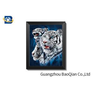 3d Wall Decor Picture With Tiger / Eagle , 3d Stereograph Printing