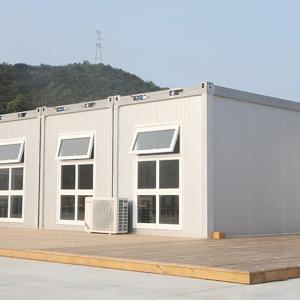 High Prefabrication Sandwich Panel Modular Folding Container Temporary Office