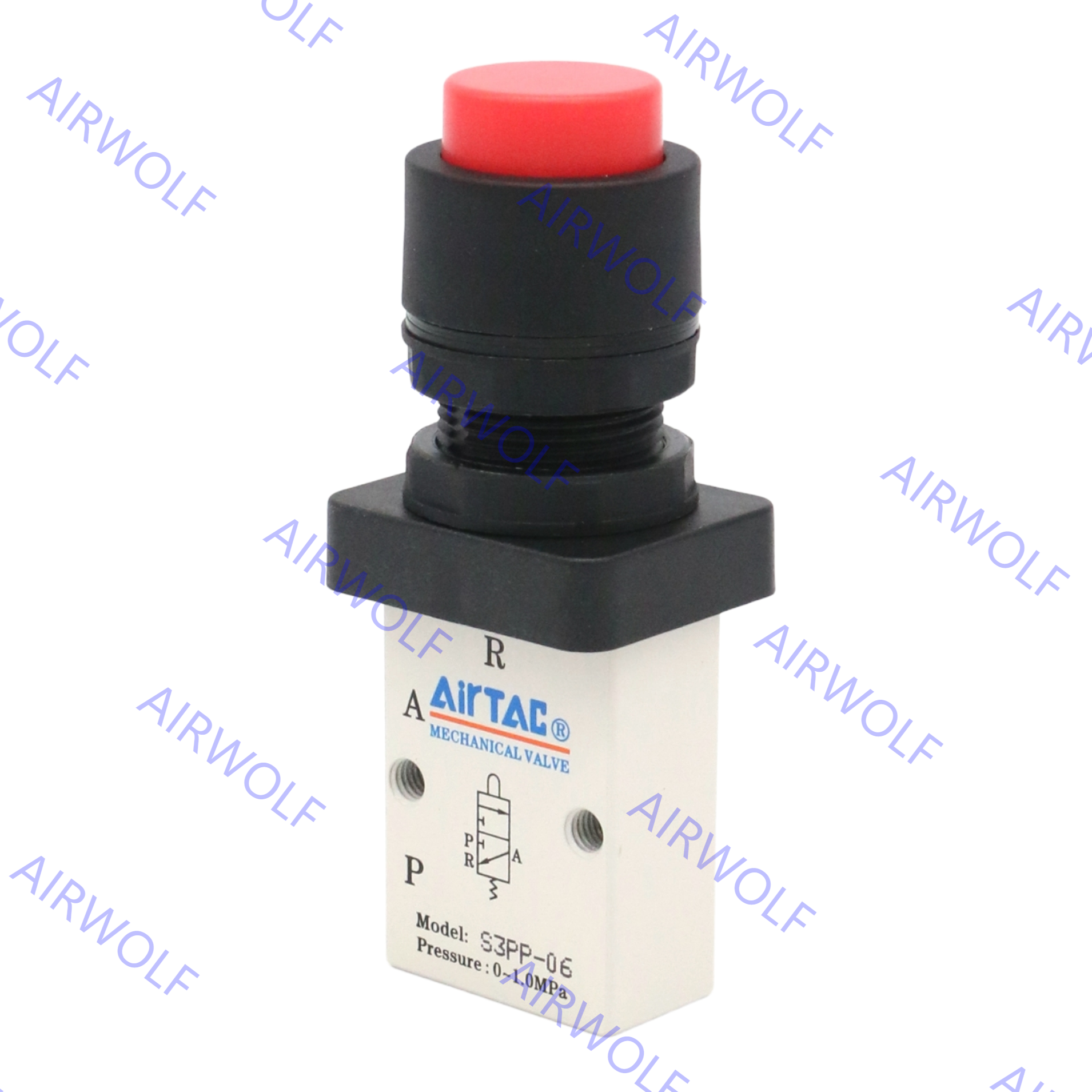 3/2 way S3PP-M5, S3PP-06, S3PP-08 AIRTAC S3 Series Control Valve M5 1/8" 1/4"