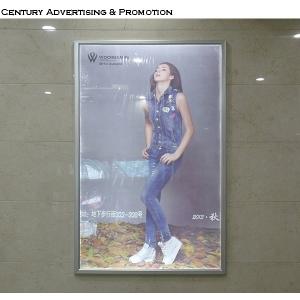 Wholesale High brightness led edgelit aluminum frame snap light box from china suppliers