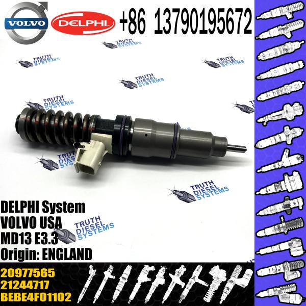 BEBE4F04001 Diesel fuel injector 20977565; MD13 E3.3 injector nozzle BEBE4F01101, BEBE4F01102 Common rail injector