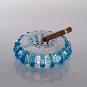 Wholesale Exquisite Large Round K9 Crystal Glass Ashtray Small Cigar Ashtray from china suppliers