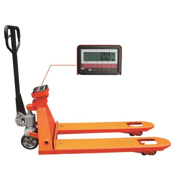 Quality 1T 3T 8T Standard Fork Pallet Weighing Machine Warehouse Pallet Jack With Built In Scale for sale