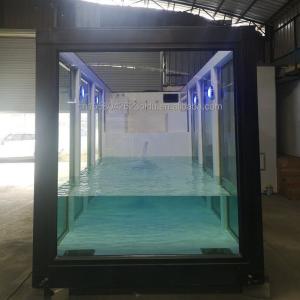 Luxary Custom Made Movable Prefab Modular Container Swimming Pool for Garden and