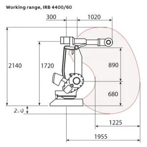 Used Industrial Cutting / Deburring Robots Used ABB Robot IRB 4400 6 Axis
