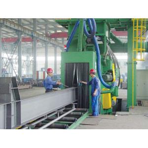 Steel Plate Shot Blasting Machine H Beam Clean and Intensify