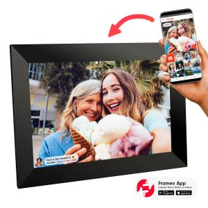 Wholesale 8/10 inch digital photo album wifi touch screen digital photo frame,digital cloud frame with frameo app remote update from china suppliers