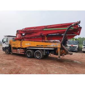 Used Sany 40-meter Concrete Pump Truck Adopts Isuzu Chassis, Which Is Economical