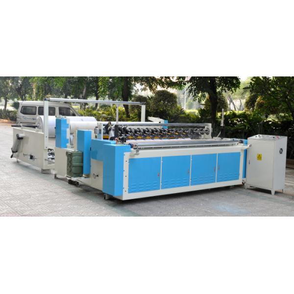 PLC Control Big Jumbo Roll Toilet Roll Making Machine