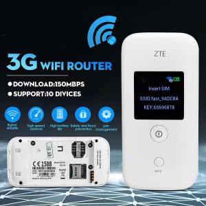 Unlocked Zte Mf65 3G Wireless Router Affordable Shipping Cost Multi-Service