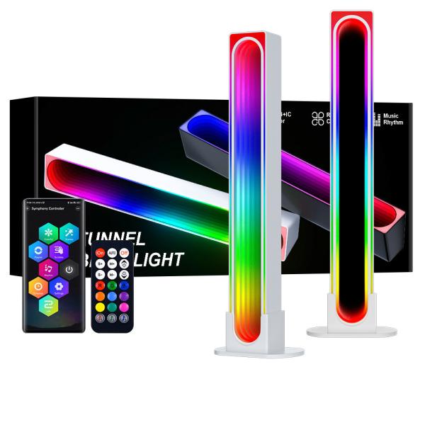 Quality RGB Music Sync Color Changing Voice Sound Controlled Stand Lights with APP Rechargeable LED Rhythm Lighting for Home Party Game for sale