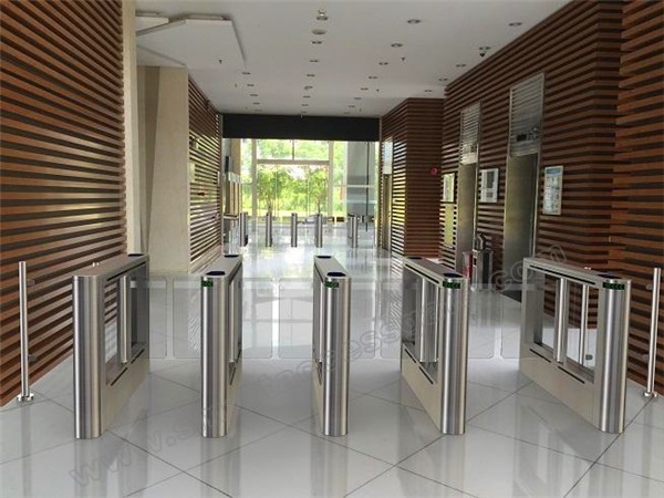 Dustproot Entrance Access Control Speed Gate Smart Anti-tailgating Flap Barrier