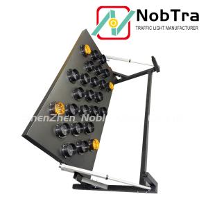 Solar Power LED Traffic Arrow Boards Over 500 Meter Visibility