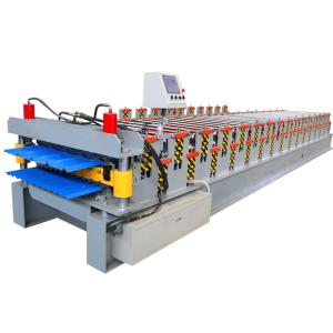 Iron Sheet Corrugated Roll Forming Machine 70mm Shaft Diameter 1 Inch Chain
