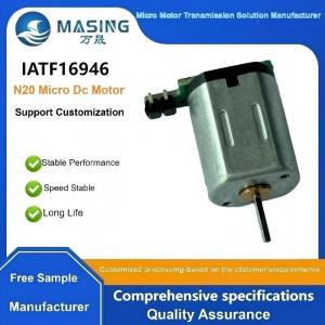 12v 20000rpm Micro Brushed Motor D-Cut Shaft With PCB Curved Needle Motor For