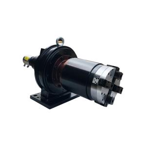 ISO9001 Medium Solid Double Acting 4 Jaw Power Chuck