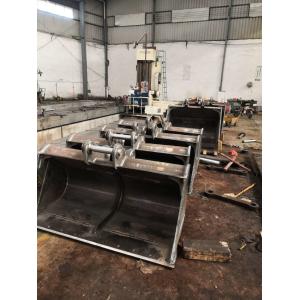 High Performance Excavator Batter Bucket , Tilting Grading Bucket 2m3 Capacity
