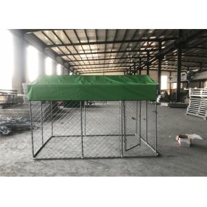 chain link dog kennel 4' height x 10' width x 10' length OD32mm tube wall thick