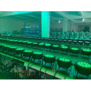 18*18W 6 In 1 Flat Par LED Lights , Par LED RGBWAUV 5000 Lumens For Wedding